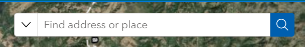 Address search map tool screenshot